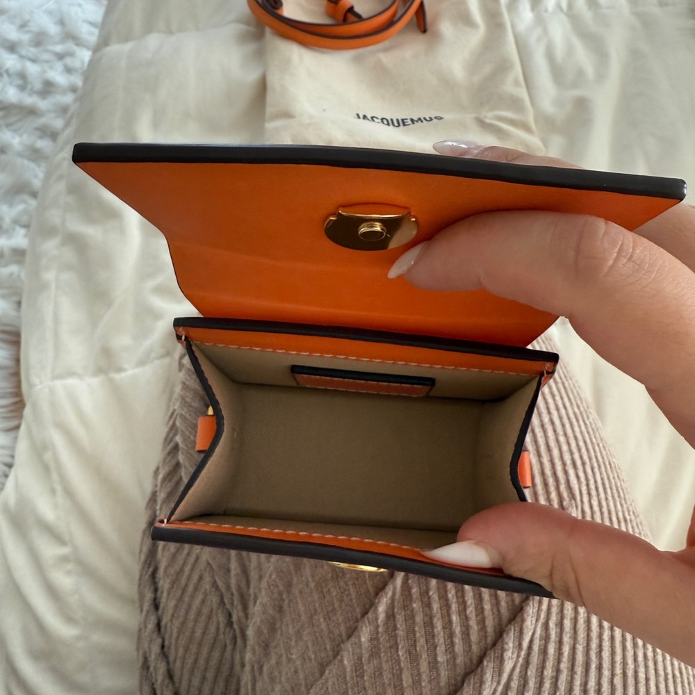 Jacquemus Orange Le Chiquito mini top-handle bag with detachable strap - Picture 3 of 3